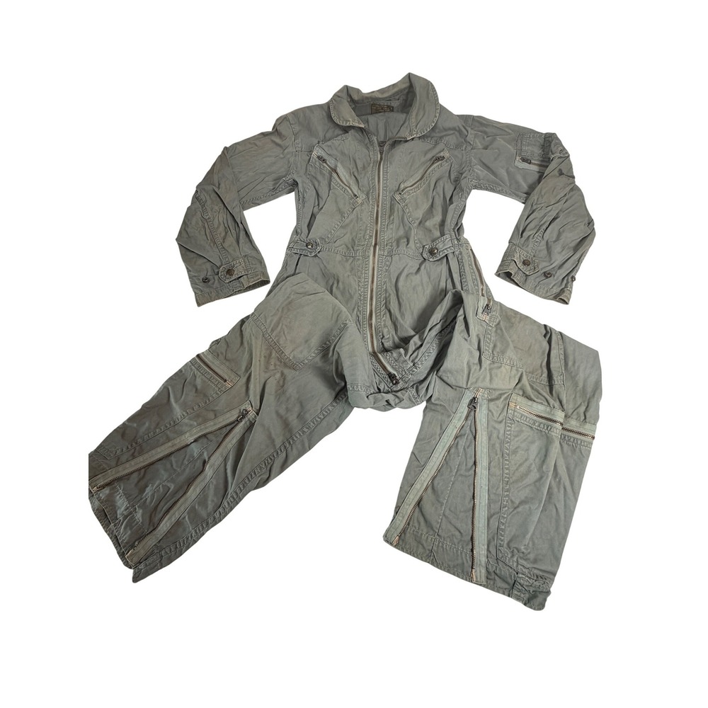 1959 Berger USAF Flight Suit K-1 Med Short Military Pilot Coveralls MIL-S-6265C